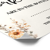 Poster Fleurs sauvages d'automne Combien de Corks Douche (Coin)