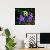 Poster Fleurs sauvages de colombine mutante (Bureau à domicile)