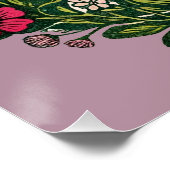 Poster Fleurs sauvages de crapaud (Coin)