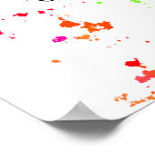 Poster Fleurs sauvages de pavot sauvage (Coin)