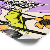 Poster Fleurs sauvages d'été (Coin)