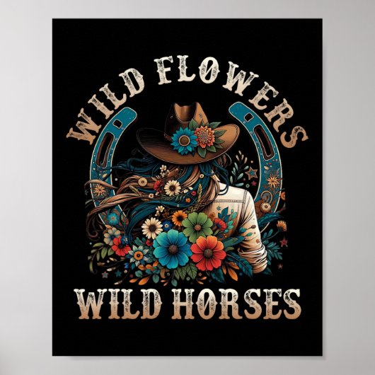 Poster Fleurs sauvages du couteau de soleil du Sud - Fleu (Devant)