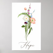 Poster Fleurs Sauvages Espoir (Devant)