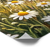 Poster Fleurs sauvages et un cottage mignon (Coin)