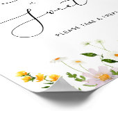 Poster Fleurs sauvages L'amour est doux, prenez une frian (Coin)