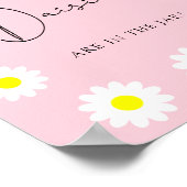 Poster Fleurs sauvages Marguerite - Devinez combien de ma (Coin)