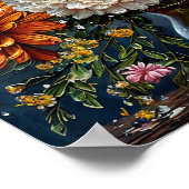 Poster Fleurs sauvages Nature morte Fleurs champêtres rus (Coin)