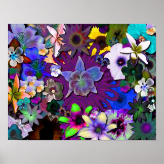 Poster Fleurs sauvages - plus petites