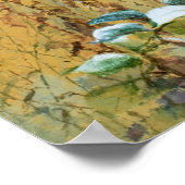 Poster Fleurs sauvages Ponts Fidelia Aquarelle Art (Coin)