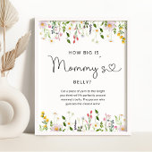 Poster Fleurs sauvages quelle taille est l'affiche de jeu