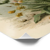 Poster Fleurs sauvages vintages (Coin)