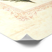 Poster Fleurs sauvages vintages Boudoir féminin Imprimer (Coin)