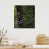 Poster Fleurs sauvages violets (Cuisine)