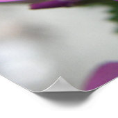 Poster Fleurs sauvages violets (Coin)