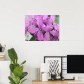 Poster Fleurs sauvages violets (Bureau à domicile)