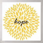 Poster Fleurs simples espoir (Devant)