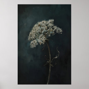 Poster Fleurs Sombres Imprimables de Queen Anne Lace pour