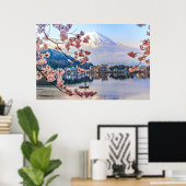 Poster Fleurs | Spring Cherry Blossoms Japon (Bureau à domicile)