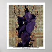 Poster Fleurs stylisées (Devant)