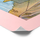 Poster Fleurs sur la fenêtre Sill Larsson toile d'impress (Coin)