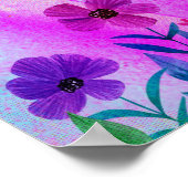 Poster Fleurs sur la poitrine (Coin)