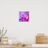 Poster Fleurs sur la poitrine (Cuisine)