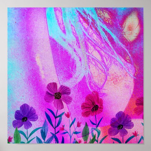 Poster Fleurs sur la poitrine (Devant)
