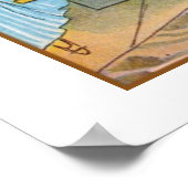 Poster Fleurs sur le rebord de la fenêtre par Carl Larsso (Coin)