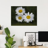 Poster Fleurs sur le terrain (Bureau à domicile)