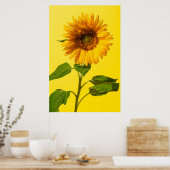 Poster Fleurs | Tournesol jaune (Cuisine)
