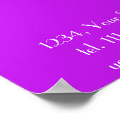 Poster Fleurs tropicales (Coin)