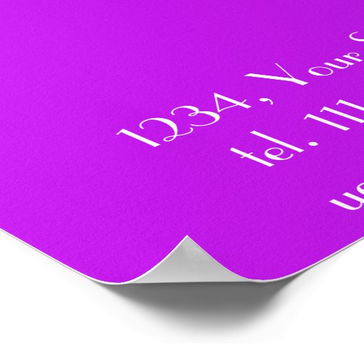 Poster Fleurs tropicales (Coin)