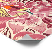 Poster Fleurs tropicales | (Coin)