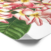 Poster Fleurs tropicales et Mariage de verdure (Coin)