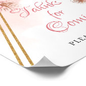 Poster Fleurs tropicales séchées Merci pour le signal d'a (Coin)