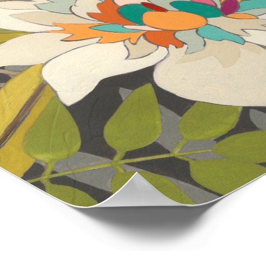 Poster Fleurs Tropiques Twilight (Coin)