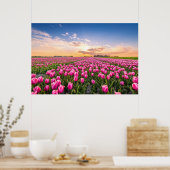 Poster Fleurs | Tulips Holland Sud, Pays-Bas (Cuisine)