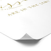 Poster Fleurs vertes et blanches Combien de baisers Jeu (Coin)