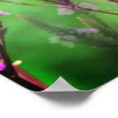 Poster Fleurs Vervain Sauvages Multipliées (Coin)