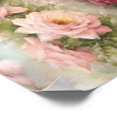 Poster Fleurs vintages (Coin)