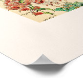 Poster Fleurs vintages (Coin)