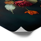 Poster Fleurs Vintages intemporelles, Flore classique (Coin)