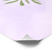 Poster Fleurs violettes (Coin)