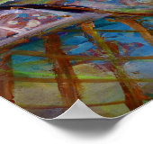 Poster Fleurs violettes dans un bol Impressionnisme Impri (Coin)