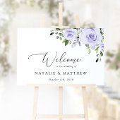 Poster Fleurs violettes, Fleurs Lilac, Accueil Mariage