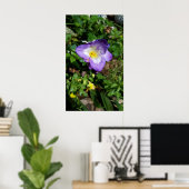 Poster Fleurs violettes Freesia (Bureau à domicile)