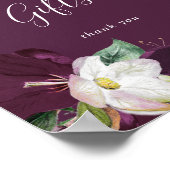 Poster Fleurs Violettes Moroses | Panneau pour Cartes et  (Coin)