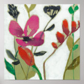 Poster Fleurs vives I (Devant)