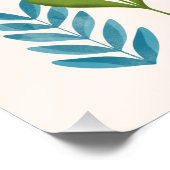 Poster Fleurs Whimsical et papillons (Coin)