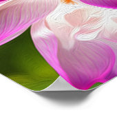 Poster FLEUVE PURPLE - Art Fractal - (Coin)